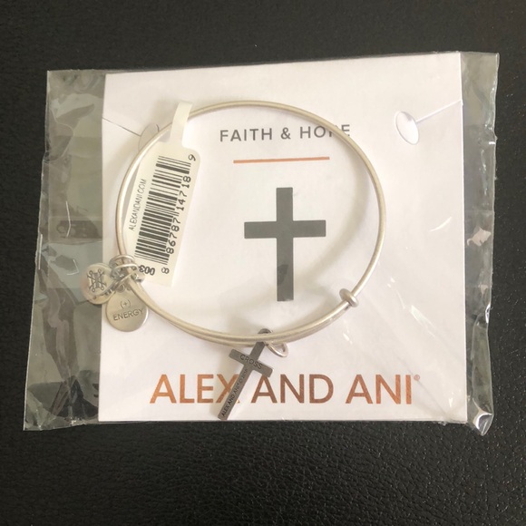 Alex and Ani Cross Bracelet - Picture 1 of 4